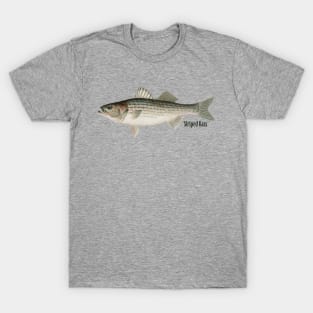 Striped Bass Fisherman Fishing Lake T-Shirt